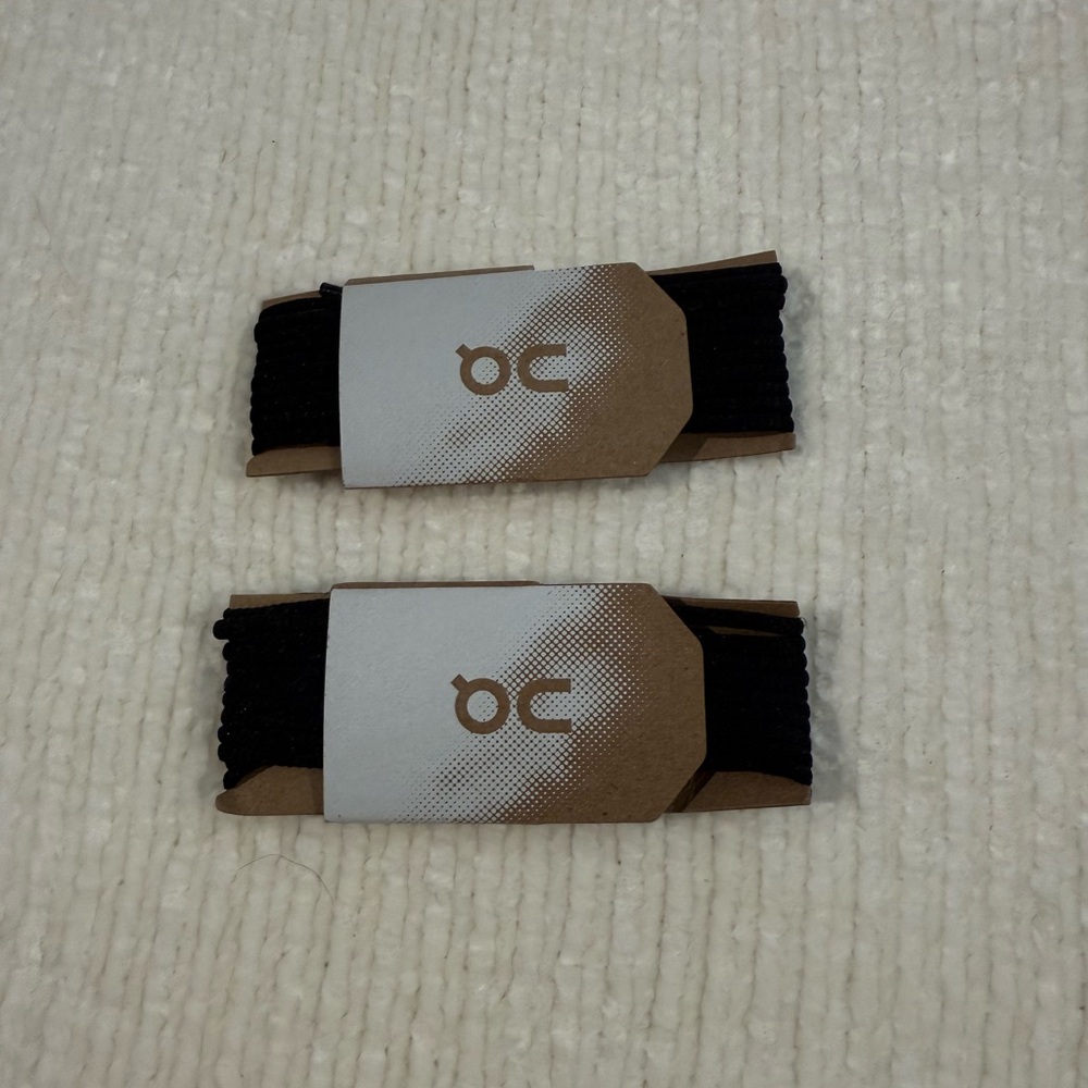 On Running Black Shoe Laces (2 sets)